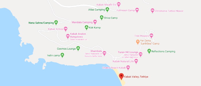Fethiye Kamp Alanları: Kabak Koyu Kamp Alanları