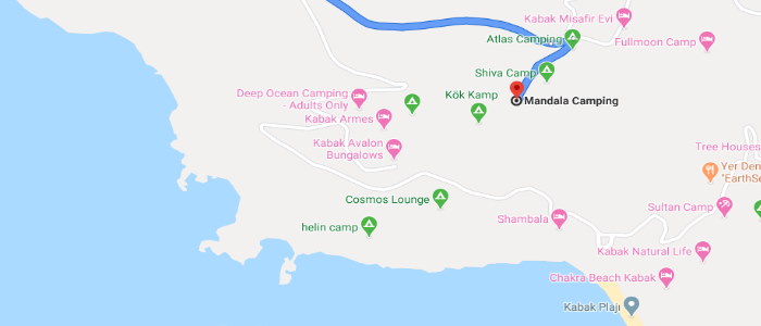 Fethiye Kamp Alanları: Mandala Camping Nerede