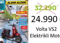 A101'de Satılan Volta VS2 Elektrikli Motor Özellikleri Neler? Volta VS2 Fiyatı ne kadar?