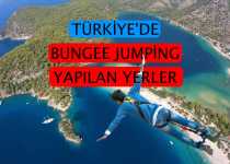 Türkiye'de bungee jumping yapılan yerler: bungee jumping Türkiye'de nerelerde var