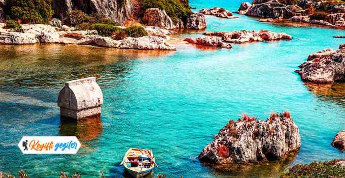 Kekova gezilecek yerler, Antalya Kekova gezi rehberi, Kekova tekne turu