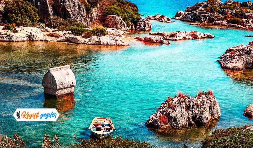 Kekova gezilecek yerler, Antalya Kekova gezi rehberi, Kekova tekne turu