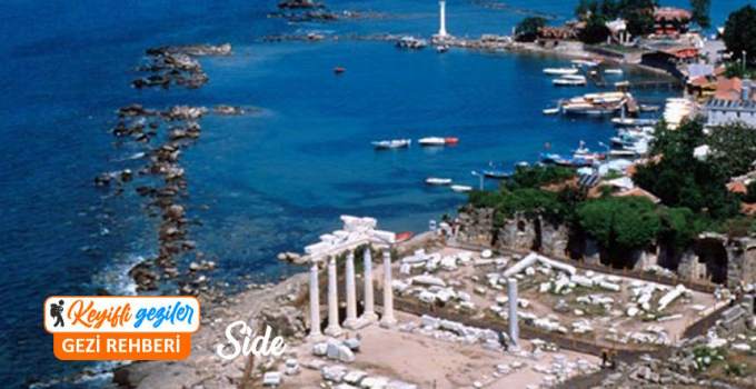Side gezilecek yerler haritası ile harika bir Side Tatili yapabilirsiniz. Peki Side’de nereler gezilir?