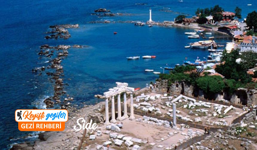 Side gezilecek yerler haritası ile harika bir Side Tatili yapabilirsiniz. Peki Side’de nereler gezilir?