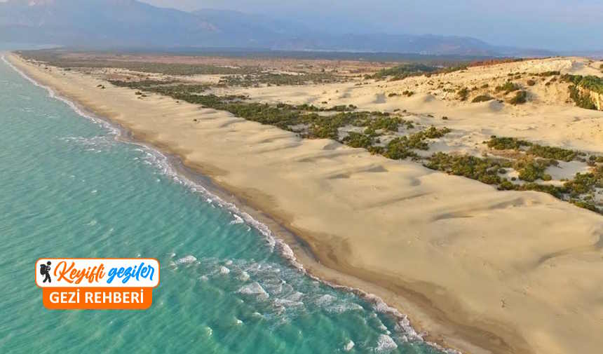 Kalkan gezilecek yerler listesi ve Antalya Kalkan gezi rehberi Patara Plajı