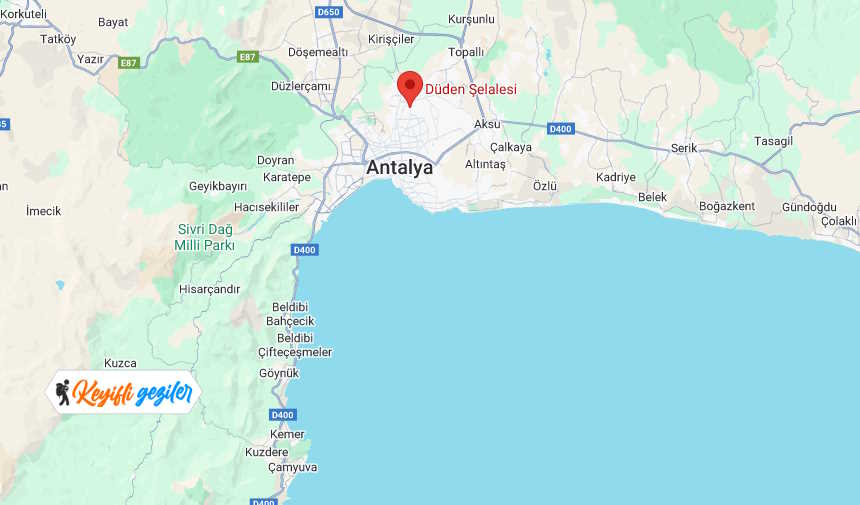 Düden Şelalesi Nerede? Antalya Düden Şelalesi Nerede Bulunur?