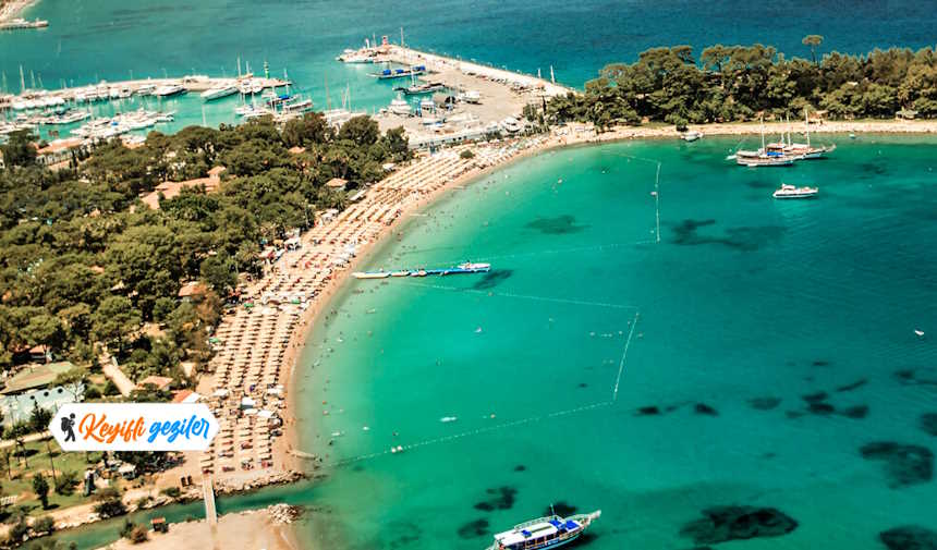 En iyi Kemer plajları - Ayışığı Plajı