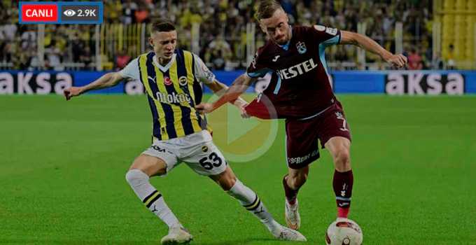 Fenerbahçe Trabzonspor maçı canlı izle şifresiz